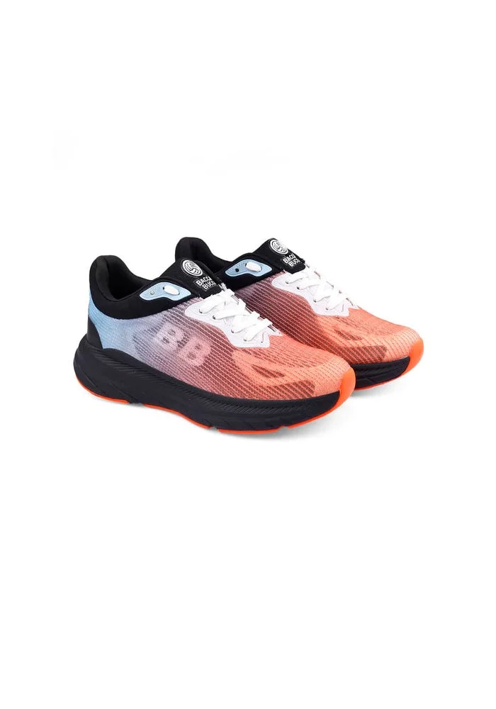 Bacca Bucci Orange Black Flux Pioneers Dynamic Sole Sneakers for Men | Best Price UAE